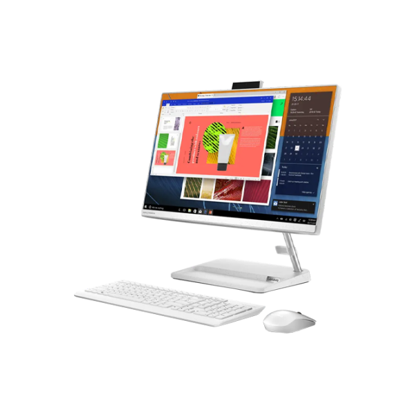 All-in-One PC Lenovo IdeaPad 3 21.5" Full HD Pentium Gold/ 22ITL6/ 4 GB/ 256 GB/ White photo 3 All-in-One PC Lenovo IdeaPad 3 21.5" Full HD Pentium Gold/ 22ITL6/ 4 GB/ 256 GB/ White photo 3