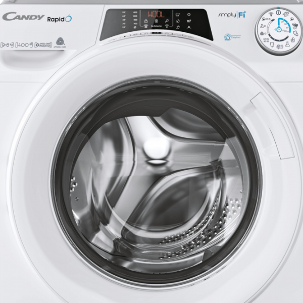 Mașină de spălat Candy ROW 4964DWME/1-S 9 kg / 1400 rpm / White photo 6