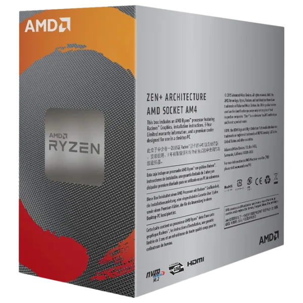 Procesor AMD Ryzen 3 4300G Box AM4/ 3.80 GHz - 4.00 GHz photo 2 Procesor AMD Ryzen 3 4300G Box AM4/ 3.80 GHz - 4.00 GHz photo 2