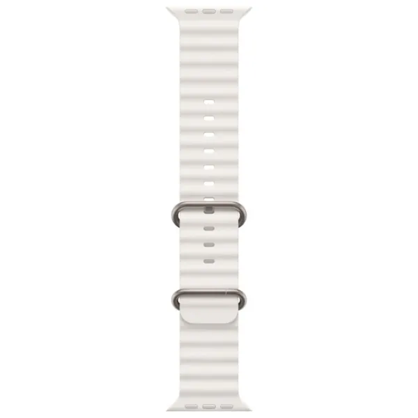 Ремень Apple Watch Ocean Band 49 мм/ Белый photo 2 Ремень Apple Watch Ocean Band 49 мм/ Белый photo 2