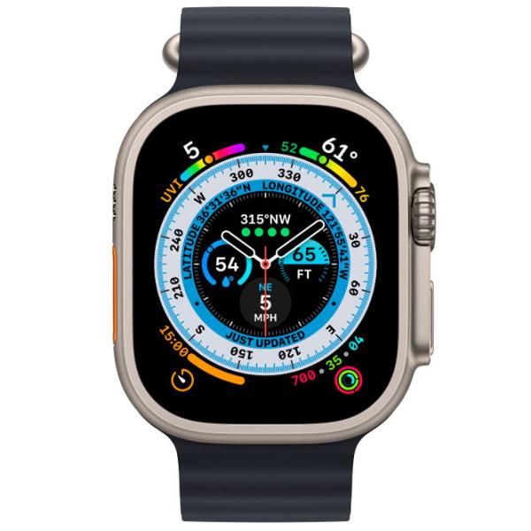 Curelușă Apple Watch Ocean Band 49 mm/ Midnight photo 3 Curelușă Apple Watch Ocean Band 49 mm/ Midnight photo 3