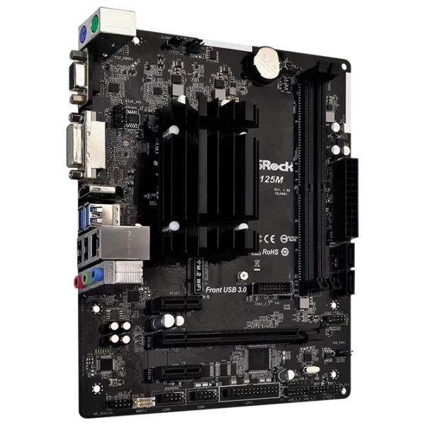 Материнская плата ASRock J4125M mATX/ Celeron J4125 photo 2