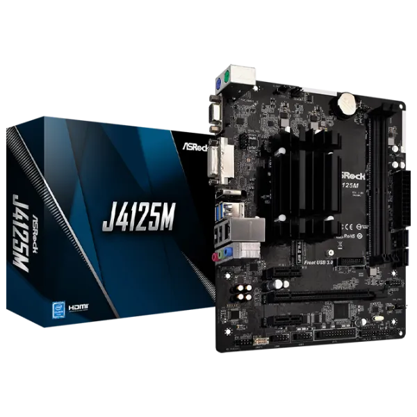 Материнская плата ASRock J4125M mATX/ Celeron J4125 photo 5
