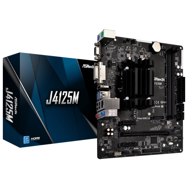 Материнская плата ASRock J4125M mATX/ Celeron J4125 photo 5