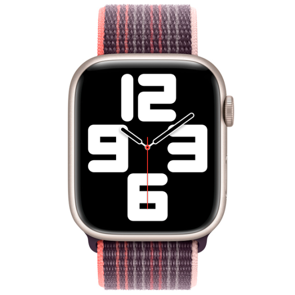 Ремень Apple Watch Elderberry Sport Loop 45 мм/ Фиолетовый Розовый photo 3 Ремень Apple Watch Elderberry Sport Loop 45 мм/ Фиолетовый Розовый photo 3
