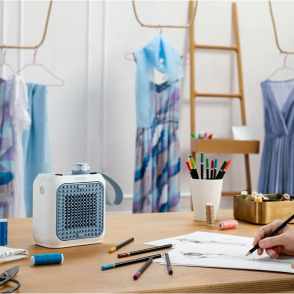 Încălzitor cu ventilator DeLonghi HFX10B03LB 360 W / Blue photo 6