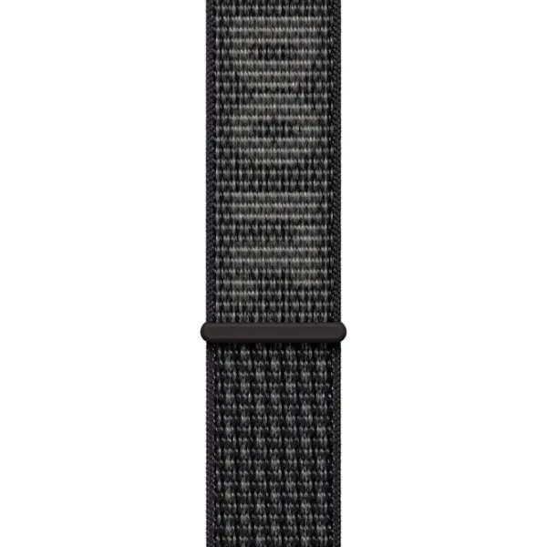 Curelușă Apple Watch White Nike Sport Loop 45 mm/ Black Gray photo 2 Curelușă Apple Watch White Nike Sport Loop 45 mm/ Black Gray photo 2