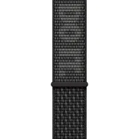 Ремень Apple Watch White Nike Sport Loop 45 мм/ Черный Серый photo 2