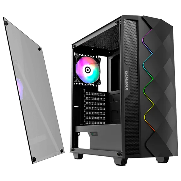 Корпус Gamemax Diamond COC Mid Tower / Черный photo 7