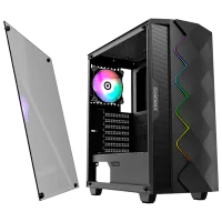 Carcasă Gamemax Diamond COC Mid Tower / Black photo 12