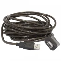 Кабель данных Gembird USB Type-A + USB Type-A 5 м/ Черный photo 3