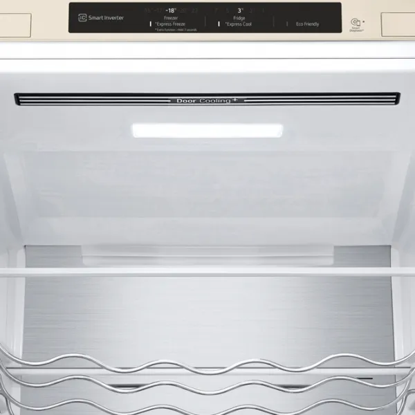 Frigider LG GW-B509SENM cu congelator jos 384 l / 203 cm / Beige photo 8