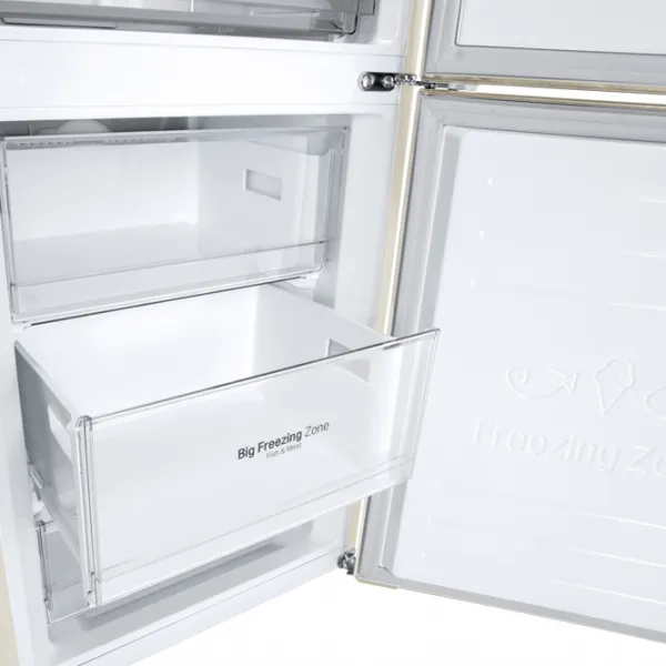 Frigider LG GW-B509SENM cu congelator jos 384 l / 203 cm / Beige photo 10