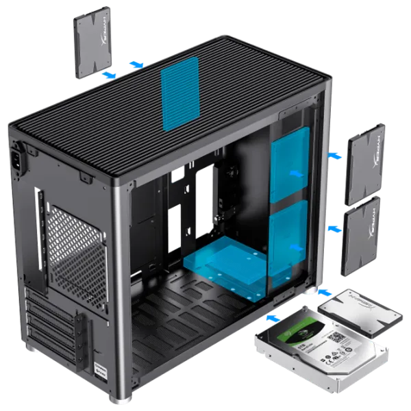 Корпус Gamemax Spark Mid Tower / Серый photo 4