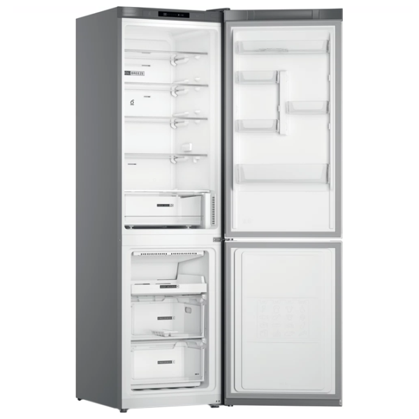 Frigider Whirlpool W7X 91I OX cu congelator jos 367 l / 202.7 cm / Inox photo 3