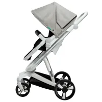 Детская коляска Bebumi Space 2 in 1 B186.11B196.8/ Серебристый photo 4