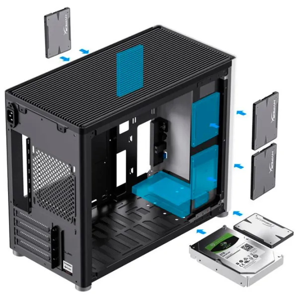Корпус Gamemax Spark Mid Tower / Белый photo 10