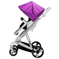 Детская коляска Bebumi Space 2 in 1 B186.7B196.11/ Серебристый photo 4