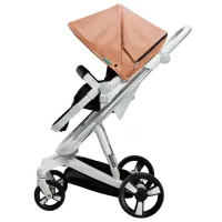 Детская коляска Bebumi Space 2 in 1 B186.3B196.6/ Серебристый photo 4