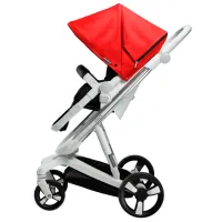 Детская коляска Bebumi Space 2 in 1 B186.8B196.12/ Серебристый photo 4