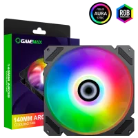 Cooler Gamemax FN-14 Rainbow-C9 Hydro Bearing/ 1200 rpm photo 8