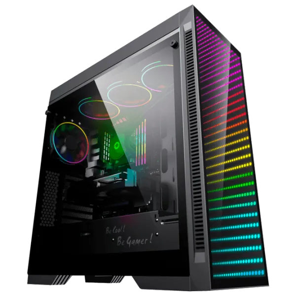 Carcasă Gamemax Abyss TR Mid Tower / Black photo 2