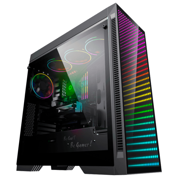 Carcasă Gamemax Abyss TR Mid Tower / Black photo 2