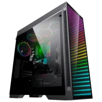 Carcasă Gamemax Abyss TR Mid Tower / Black photo 2