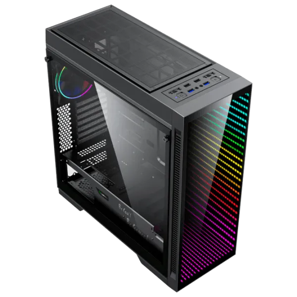 Carcasă Gamemax Abyss TR Mid Tower / Black photo 5