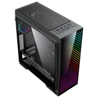 Carcasă Gamemax Abyss TR Mid Tower / Black photo 5