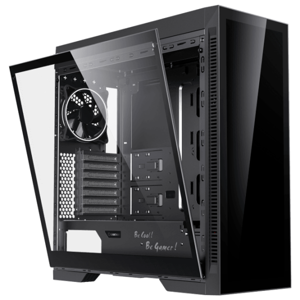 Carcasă Gamemax Abyss TR Mid Tower / Black photo 6