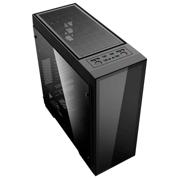 Carcasă Gamemax Abyss TR Mid Tower / Black photo 8