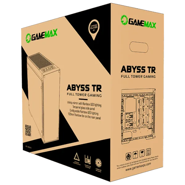 Carcasă Gamemax Abyss TR Mid Tower / Black photo 15