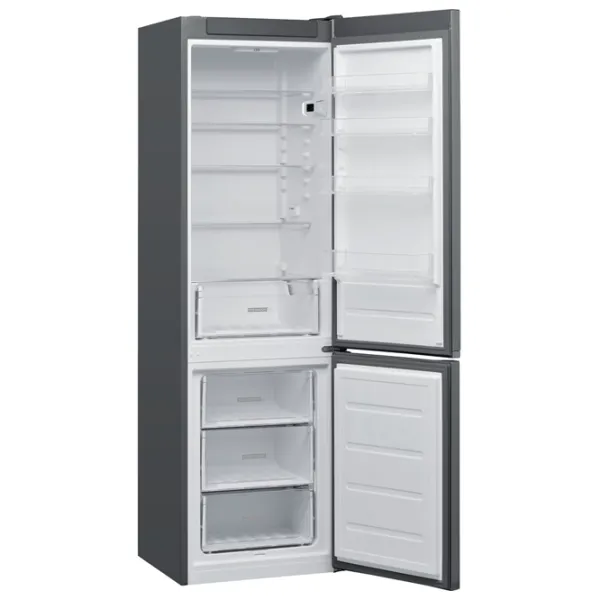 Frigider Whirlpool W5 921E OX 2 cu congelator jos 372 l / 201.3 cm / Inox photo 3