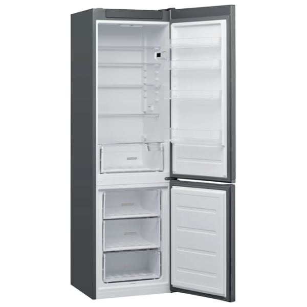 Frigider Whirlpool W5 921E OX 2 cu congelator jos 372 l / 201.3 cm / Inox photo 3