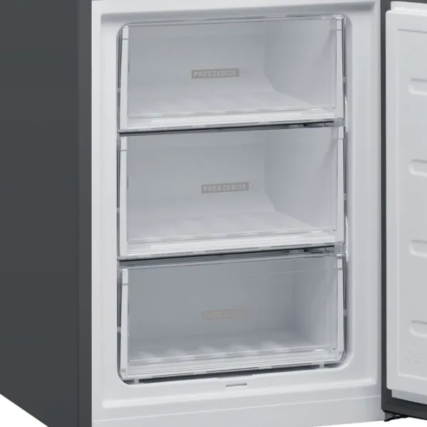 Frigider Whirlpool W5 921E OX 2 cu congelator jos 372 l / 201.3 cm / Inox photo 5