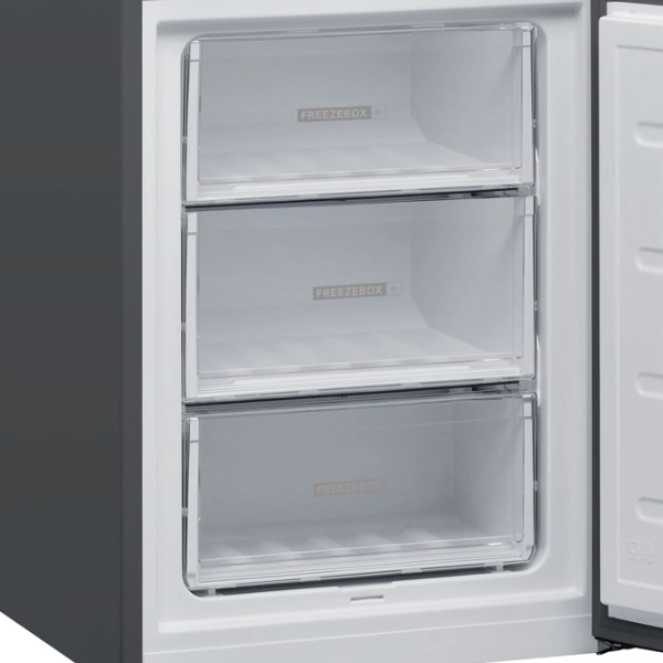 Frigider Whirlpool W5 921E OX 2 cu congelator jos 372 l / 201.3 cm / Inox photo 5