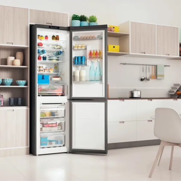 Холодильник Indesit INFC9 TI21X с нижней морозильной камерой 367 л / 202.7 cm / Нержавеющая сталь photo 8