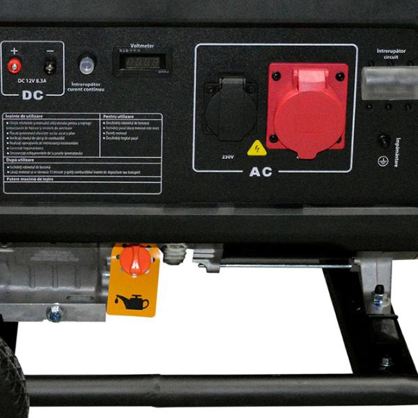 Generator de curent Rotakt ROGE7000T 230/ 400 V Benzină/ 6.3 kW photo 3 Generator de curent Rotakt ROGE7000T 230/ 400 V Benzină/ 6.3 kW photo 3