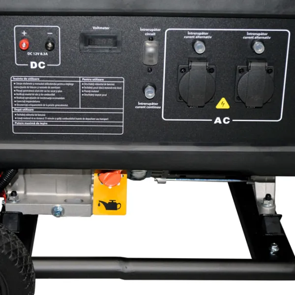Generator de curent Rotakt ROGE5500 230 V Benzină/ 5 kW photo 4 Generator de curent Rotakt ROGE5500 230 V Benzină/ 5 kW photo 4