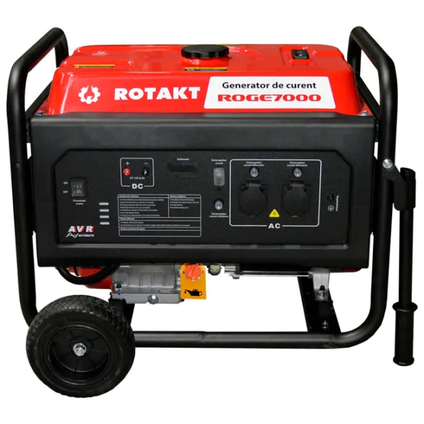 Генератор Rotakt ROGE7000 230 В Бензин/ 6.3 кВт photo 2 Генератор Rotakt ROGE7000 230 В Бензин/ 6.3 кВт photo 2