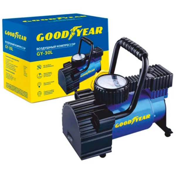 Автомобильный компрессор GoodYear GY-30L (GY000101) 30 л/ мин/ 7 бар photo 4