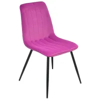 Обеденные стол со стульями Evelin DT 404-2+3 (XR-154B-38-3) Круглая/ ДСП/ Сиреневый photo 2