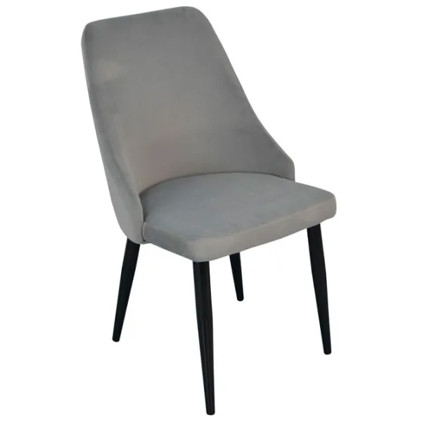 Обеденные стол со стульями Evelin DT 402-2+4 (LC-640B-51) Круглая/ ДСП/ Светло-серый photo 3 Обеденные стол со стульями Evelin DT 402-2+4 (LC-640B-51) Круглая/ ДСП/ Светло-серый photo 3