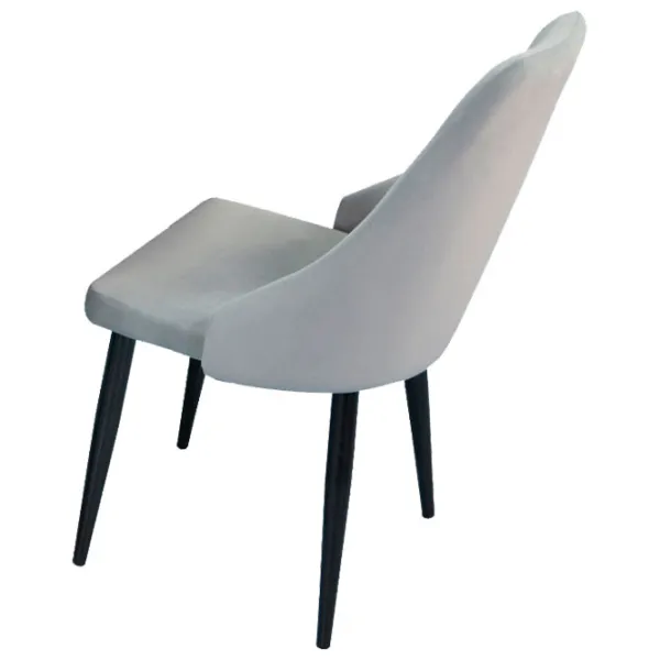 Обеденные стол со стульями Evelin DT 402-2+4 (LC-640B-51) Круглая/ ДСП/ Светло-серый photo 4 Обеденные стол со стульями Evelin DT 402-2+4 (LC-640B-51) Круглая/ ДСП/ Светло-серый photo 4