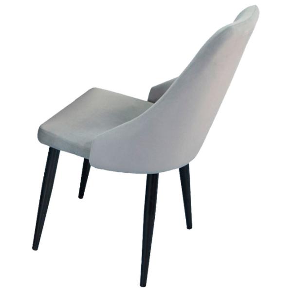 Обеденные стол со стульями Evelin DT 402-2+4 (LC-640B-51) Круглая/ ДСП/ Светло-серый photo 4 Обеденные стол со стульями Evelin DT 402-2+4 (LC-640B-51) Круглая/ ДСП/ Светло-серый photo 4