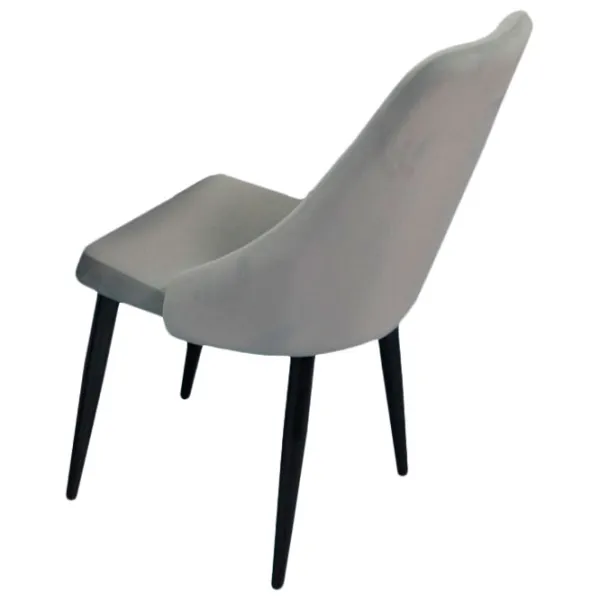 Обеденные стол со стульями Evelin DT 402-3+4 (LC-640B-57) Круглая/ ДСП/ Тёмно-серый photo 4
