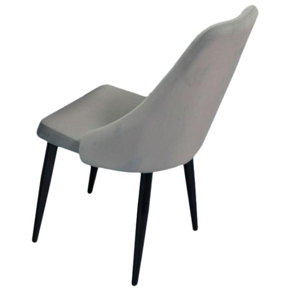 Обеденные стол со стульями Evelin DT 402-3+4 (LC-640B-57) Круглая/ ДСП/ Тёмно-серый photo 4