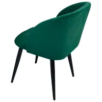 Обеденные стол со стульями Evelin DT 402-3+4 (LC-618B-22) Круглая/ ДСП/ Зелёный photo 4