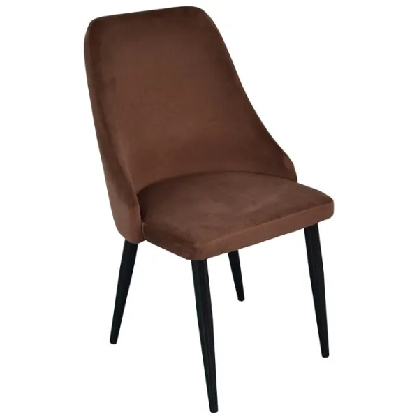 Обеденные стол со стульями Evelin DT 402-3+4 (LC 640B-12) Круглая/ ДСП/ Коричневый photo 3 Обеденные стол со стульями Evelin DT 402-3+4 (LC 640B-12) Круглая/ ДСП/ Коричневый photo 3